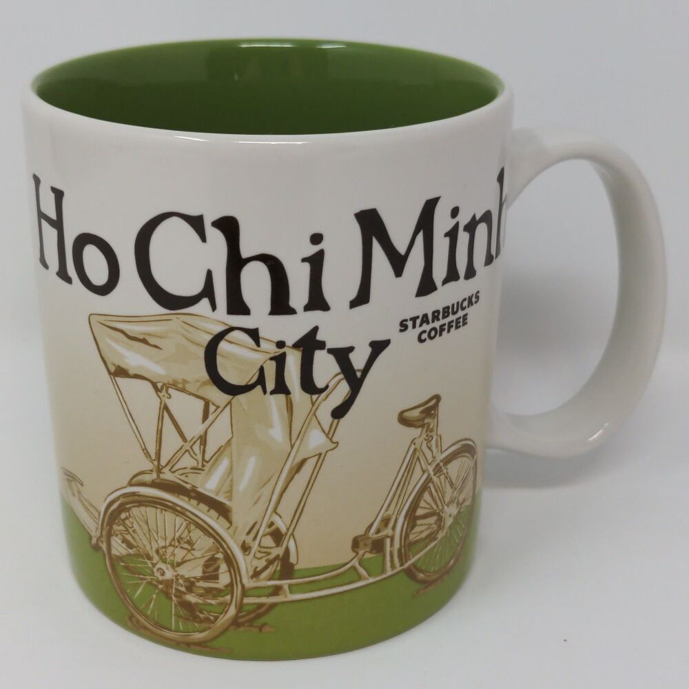 16-Oz Starbucks Coffee Mug Ho Chi Minh City Vietnam Collector Series Been There